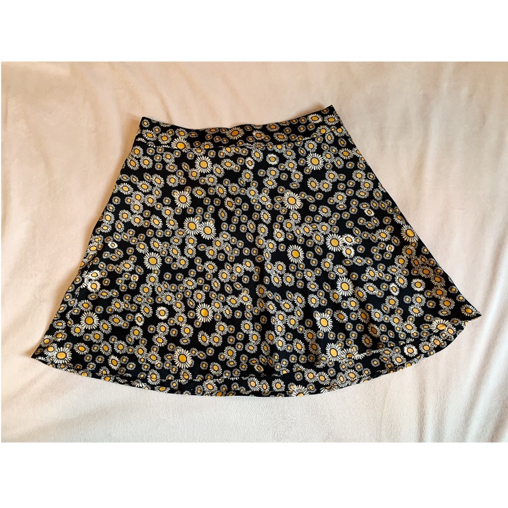 Free People Floral Daisy Print Skirt